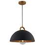 Artcraft Pantheon 15 3/4" Wide Rust Brass Pendant Light