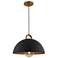 Artcraft Pantheon 15 3/4" Wide Rust Brass Pendant Light