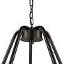 4_Artcraft Perris 24" Wide 8-Light Black Ring Chandelier more views