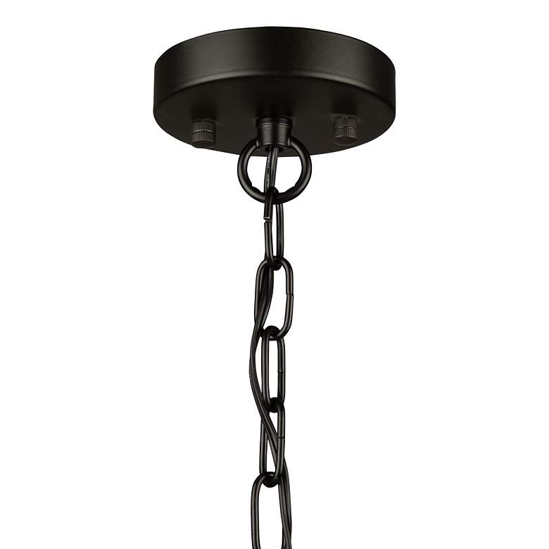 Image 6 Artcraft Perris 24" Wide 8-Light Black Ring Chandelier more views