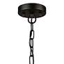 6_Artcraft Perris 24" Wide 8-Light Black Ring Chandelier more views
