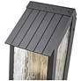 4_ArtCraft Point 13 1/2" High Black 2-Light Outdoor Wall Light more views