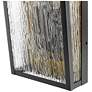 3_ArtCraft Point 25 1/2" High Black 3-Light Outdoor Wall Light more views
