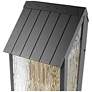 4_ArtCraft Point 25 1/2" High Black 3-Light Outdoor Wall Light more views