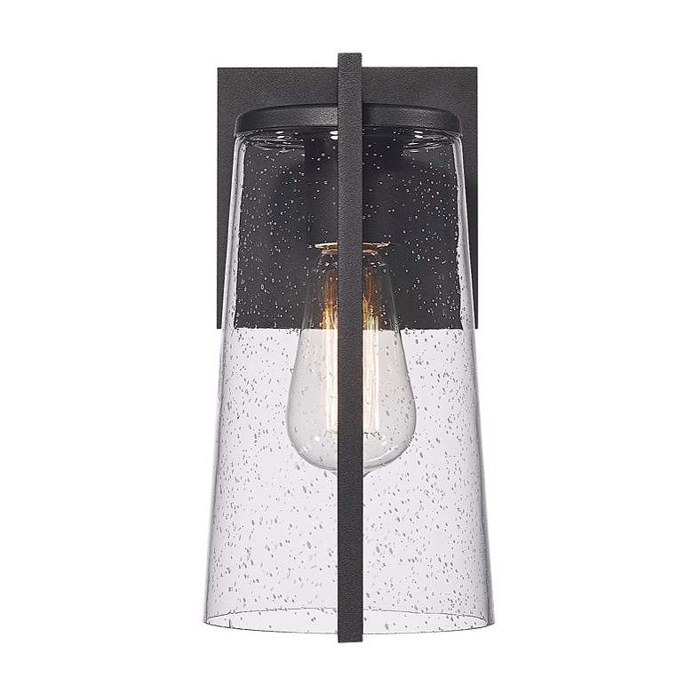 Image 1 Artcraft Portofino 11 inch High Outdoor Wall Light Black