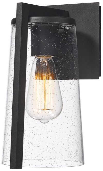 Thumbnail2 of Artcraft Portofino 11" High Outdoor Wall Light Black more views
