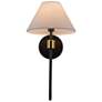 3_ArtCraft Providence 19" High Black Wall Light more views