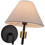 5_ArtCraft Providence 19" High Black Wall Light more views