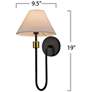 7_ArtCraft Providence 19" High Black Wall Light more views