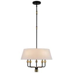 Artcraft Providence 24" Wide Black 5-Light Chandelier