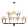 1_ArtCraft Providence 62" Wide Black 15-Light Chandelier