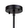 7_Artcraft Pullman 17" Wide Black Pendant Light w/ Linen Shade more views