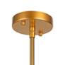 7_Artcraft Pullman 20 1/4" Wide Brass and Linen Shade Pendant Light more views
