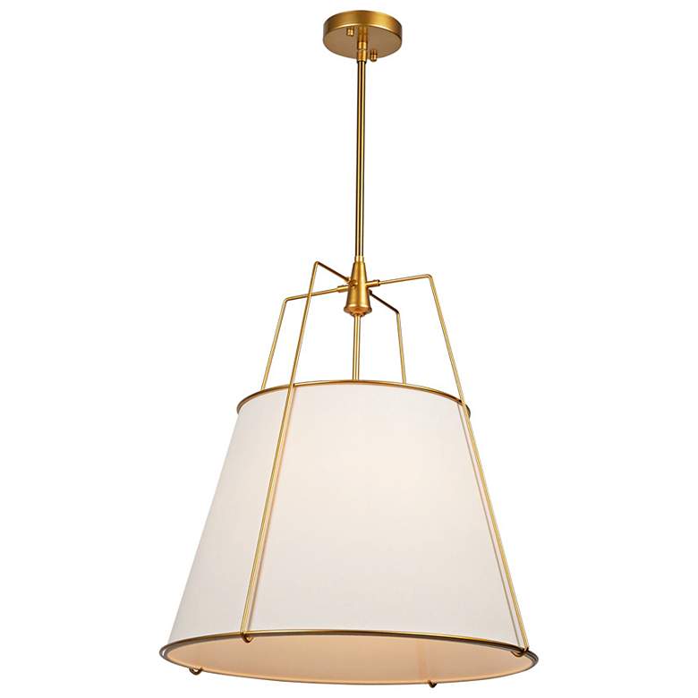 Image 2 Artcraft Pullman 20 1/4" Wide Brass Pendant Light