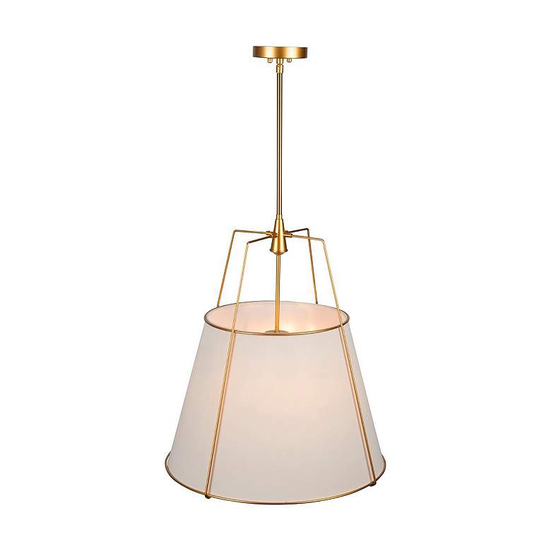 Image 6 Artcraft Pullman 20 1/4" Wide Brass Pendant Light more views