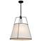 Artcraft Pullman 20 3/4" Wide Black Pendant Light
