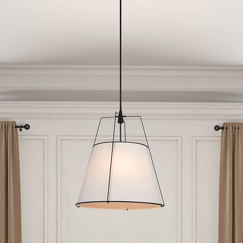 Image 1 Artcraft Pullman 20 3/4" Wide Black Pendant Light