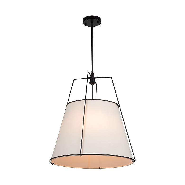 Image 3 Artcraft Pullman 20 3/4" Wide Black Pendant Light more views