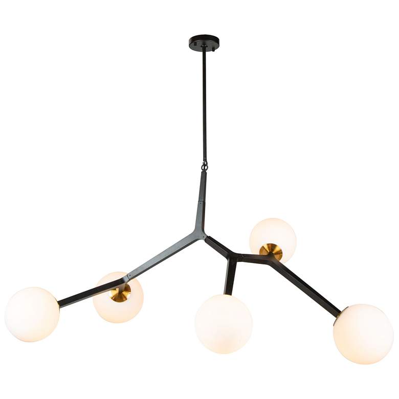 Image 1 Artcraft Ravello 27 1/2" Wide Black Sputnik Pendant Light