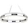 Artcraft Saturn 28" Wide Chrome and Clear LED Pendant Light