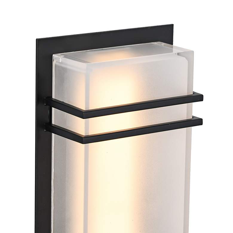 Image 3 Artcraft Sausalito 11 3/4" High Black LED Outdoor Wall Light more views