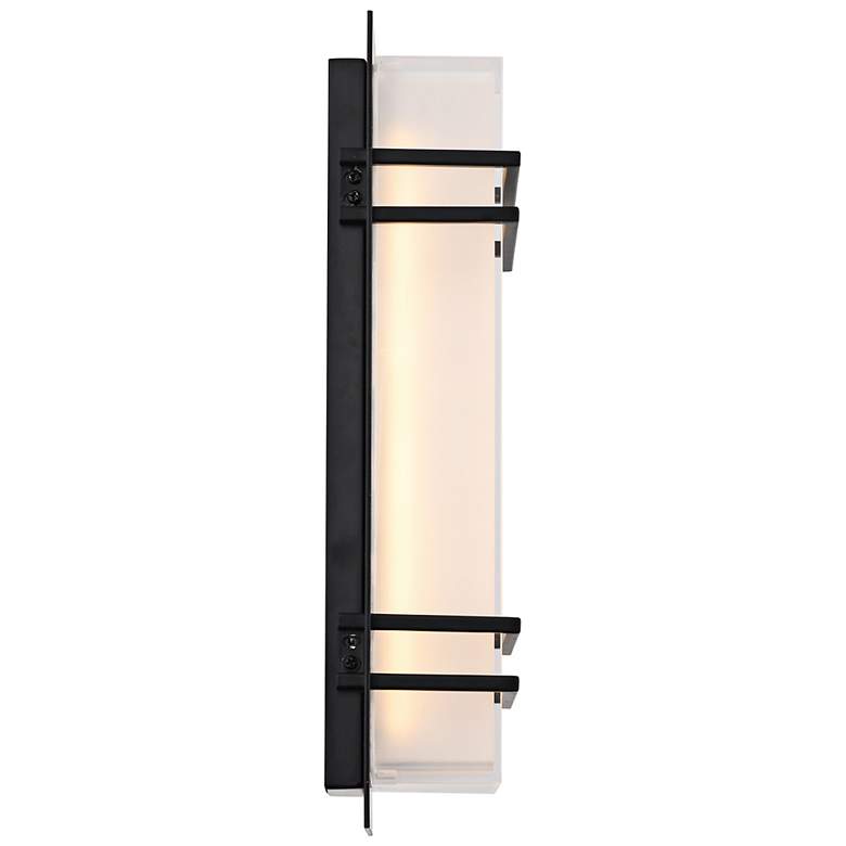 Image 4 Artcraft Sausalito 11 3/4" High Black LED Outdoor Wall Light more views