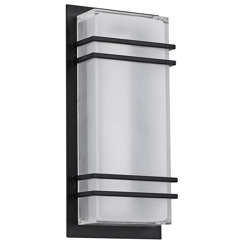 Image 5 Artcraft Sausalito 11 3/4" High Black LED Outdoor Wall Light more views