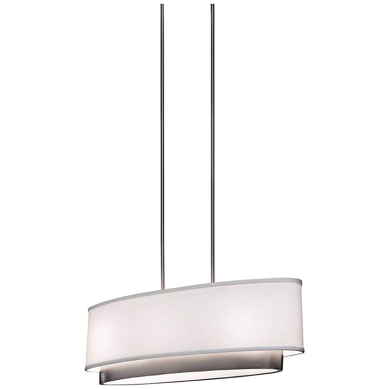 Image 1 Artcraft Scandia 31" Wide Brushed Nickel Pendant Light