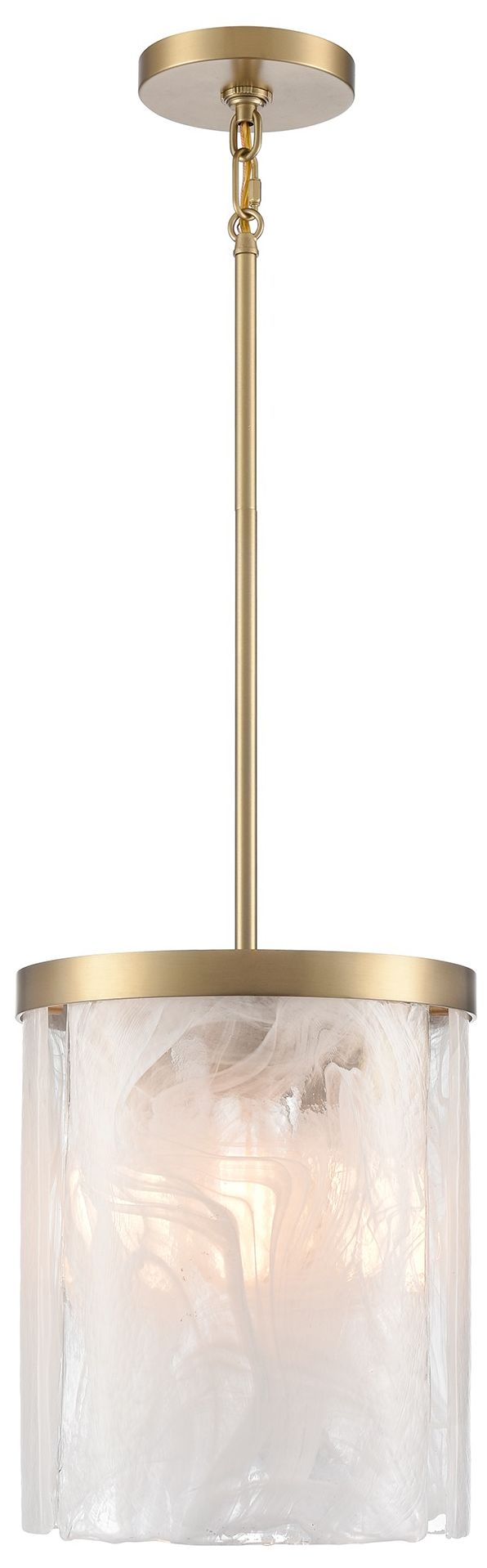 Image 2 Artcraft Skye 10" Wide Brushed Brass 3-Light Mini Pendant more views