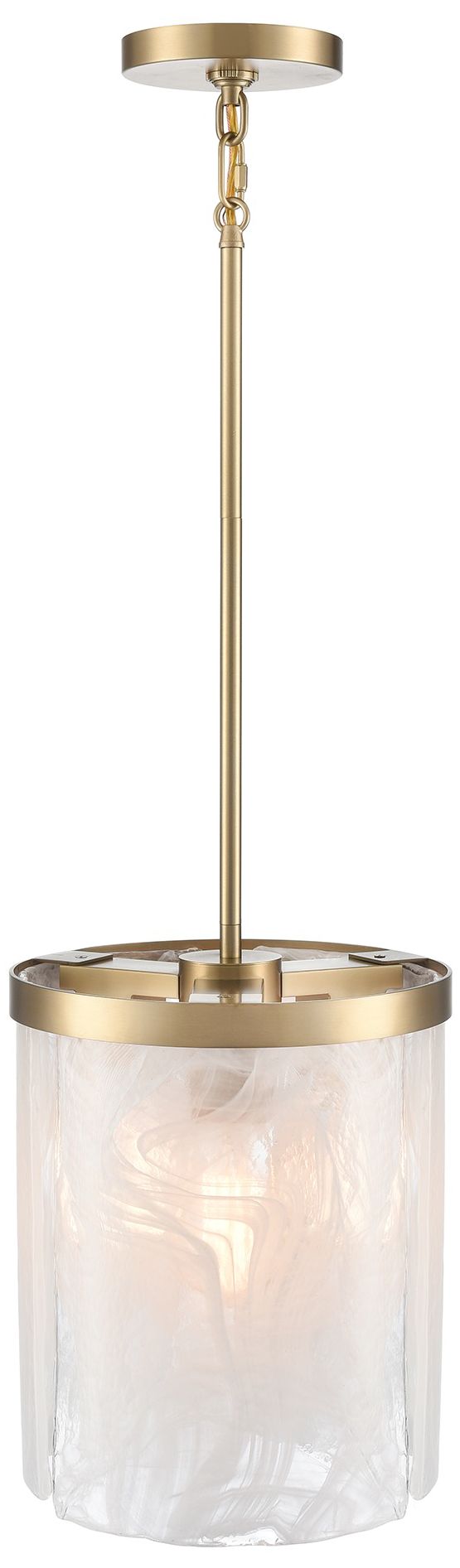 Image 3 Artcraft Skye 10" Wide Brushed Brass 3-Light Mini Pendant more views