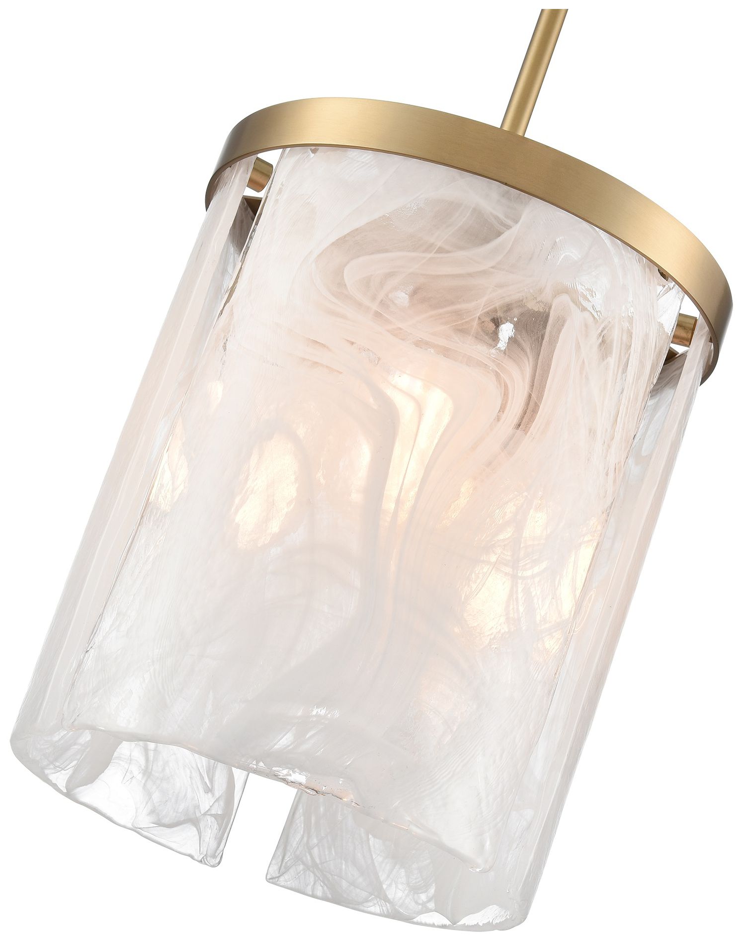 Image 4 Artcraft Skye 10" Wide Brushed Brass 3-Light Mini Pendant more views