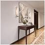 2_ArtCraft Skye 18" High Brushed Nickel Wall Sconce more views