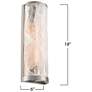 3_ArtCraft Skye 18" High Brushed Nickel Wall Sconce more views