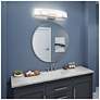 2_ArtCraft Skye 32" Wide Brushed Nickel 4-Light Bath Light more views