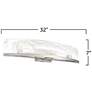 3_ArtCraft Skye 32" Wide Brushed Nickel 4-Light Bath Light more views