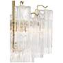 6_Artcraft Sophia 17 3/4"W Brass and Clear Glass Ceiling Light more views
