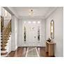 7_Artcraft Sophia 17 3/4"W Brass and Clear Glass Ceiling Light more views