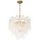 Artcraft Sophia 22 3/4"W Brass and Clear Glass Chandelier
