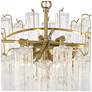 4_Artcraft Sophia 22 3/4"W Brass and Clear Glass Chandelier more views