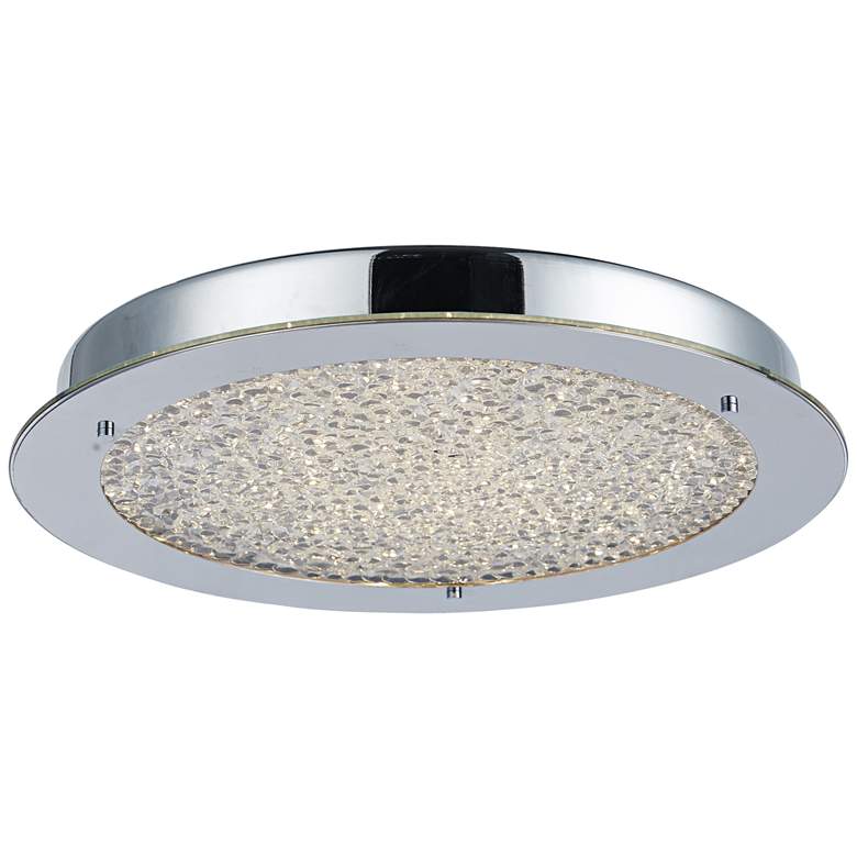 Image 1 Artcraft Stardust 16" Wide Chrome LED Ceiling Light