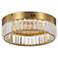 Artcraft Stella 13 3/4" Wide Brushed Brass LED Ceiling Light