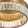 2_Artcraft Stella 13 3/4" Wide Brushed Brass LED Ceiling Light more views