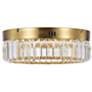 4_Artcraft Stella 13 3/4" Wide Brushed Brass LED Ceiling Light more views