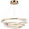 Artcraft Stella 31 1/2" Wide Brushed Brass LED Chandelier