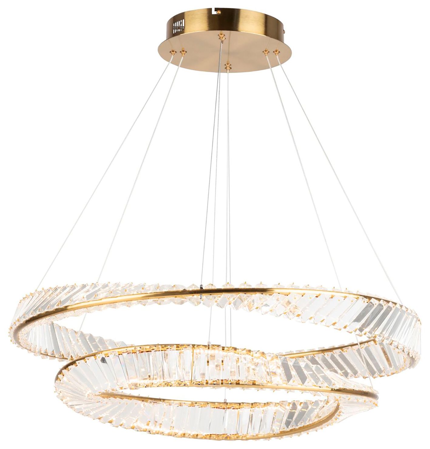 Image 2 Artcraft Stella 31 1/2" Wide Brushed Brass LED Chandelier more views