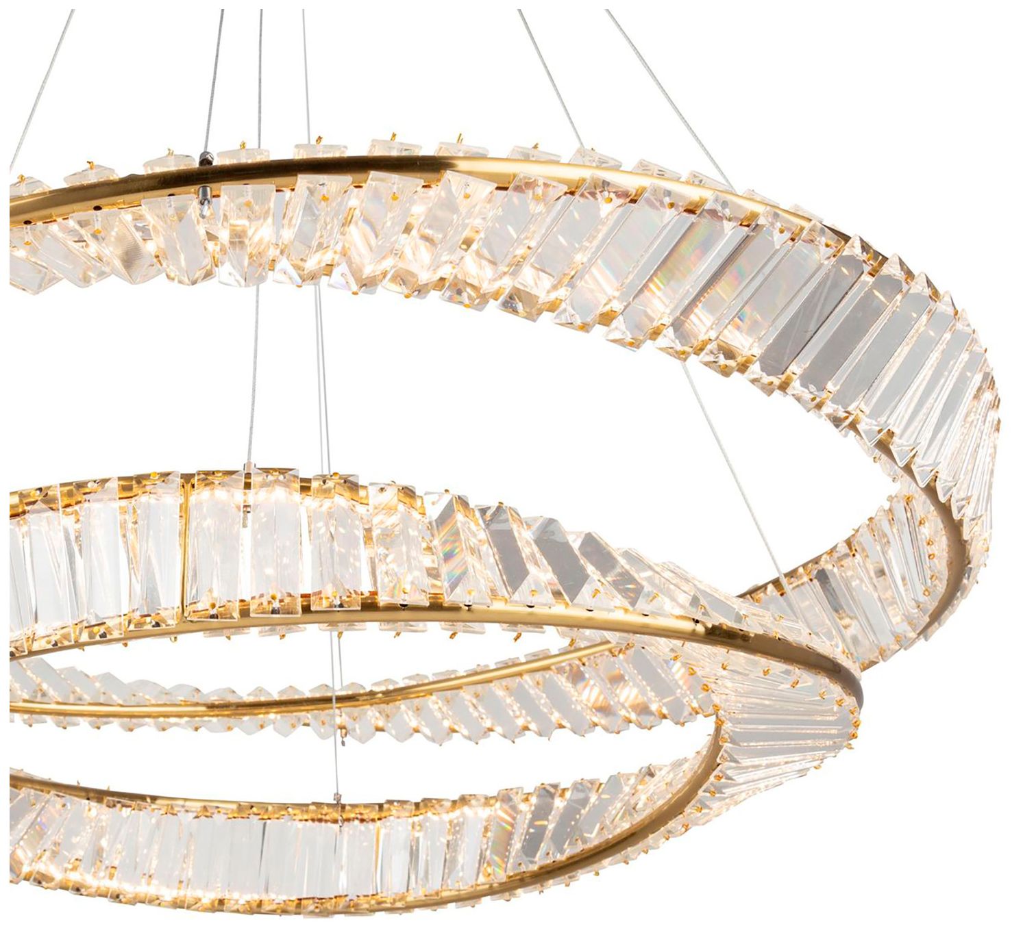 Image 7 Artcraft Stella 31 1/2" Wide Brushed Brass LED Chandelier more views