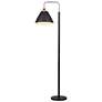 Thumbnail4 of Artcraft Tote 71 1/2" Offset Arm Black Finish Modern Floor Lamp more views