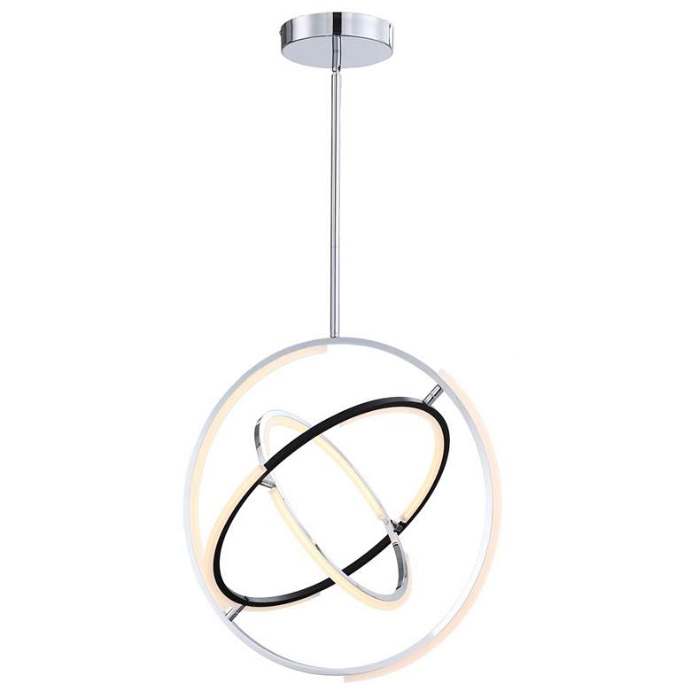 Image 1 Artcraft Trilogy LED 24 inch Pendant Polished Nickel