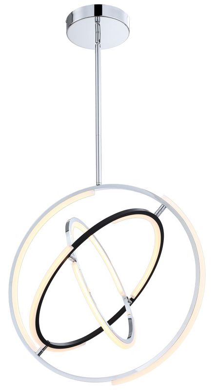 Thumbnail4 of Artcraft Trilogy LED 24" Pendant Polished Nickel more views