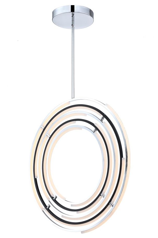 Thumbnail4 of Artcraft Trilogy LED 32" Pendant Polished Nickel more views